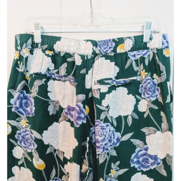 Merona Floral Print Wide Leg Cropped Pants - Picture 4 of 7